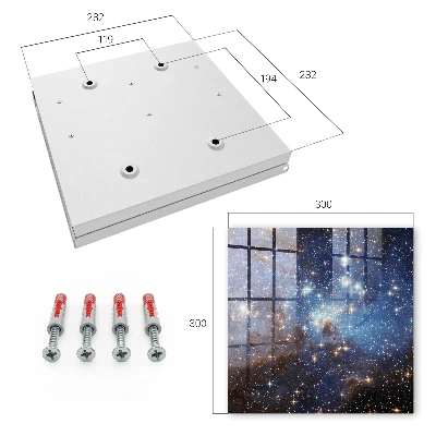 Snygga nyckelskåp Kosmiskt rymd