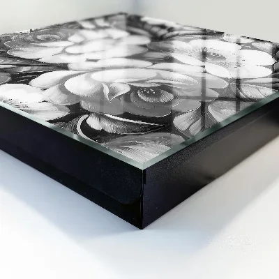 Nyckelbox Monokromatiska blommor