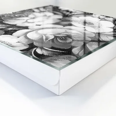 Nyckelbox Monokromatiska blommor