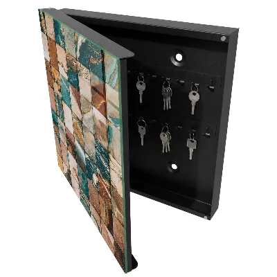 Snygga nyckelskåp Tonal mosaik