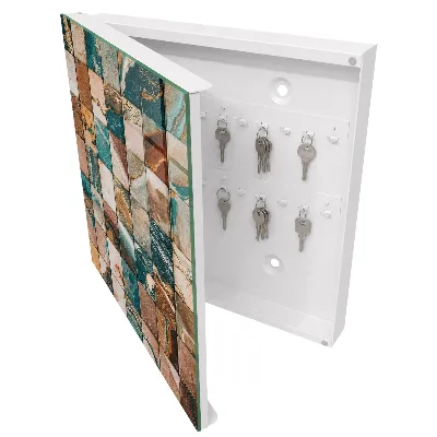 Snygga nyckelskåp Tonal mosaik