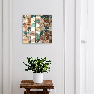 Snygga nyckelskåp Tonal mosaik