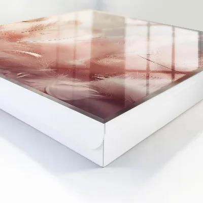 Snygga nyckelskåp Pastellfärgade fjädrar