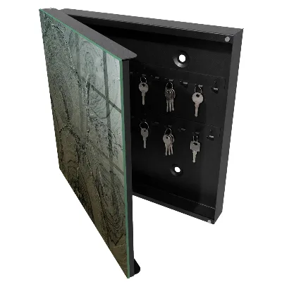 Nyckelbox Trästruktur