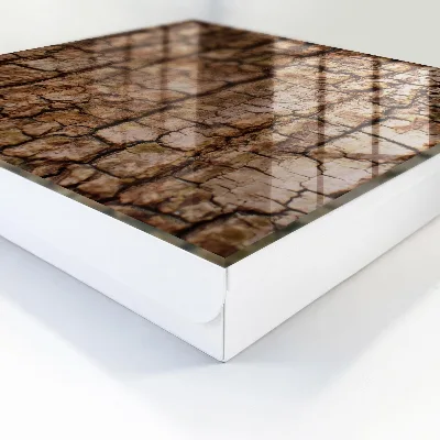 Nyckelskåp i utförande trädbark