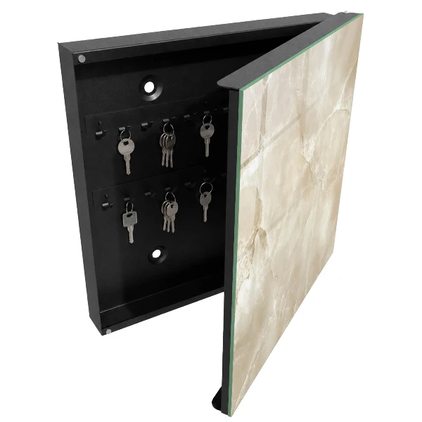 Nyckelbox Beige marmor