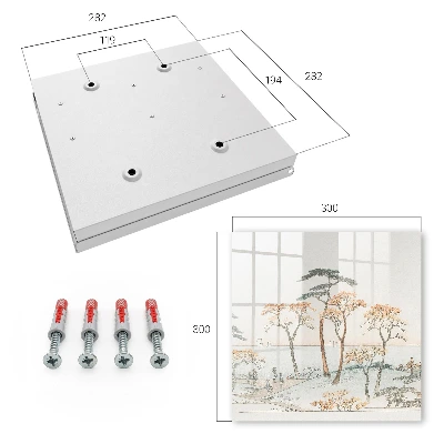Snygga nyckelskåp Japanskt landskap
