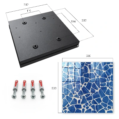 Nyckelskåp Blå mosaik