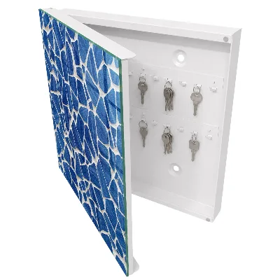 Nyckelskåp Blå mosaik