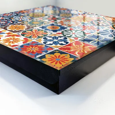 Nyckelskåp färgglada med kakelmönster