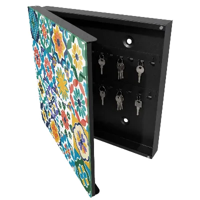 Nyckelbox Blommönster