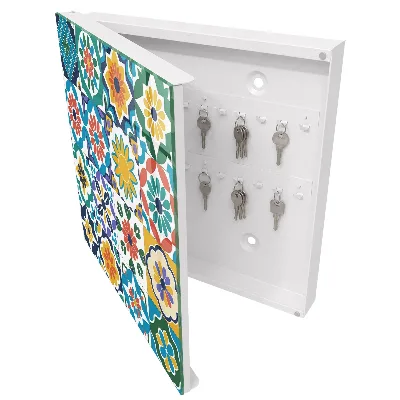 Nyckelbox Blommönster