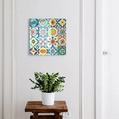 Nyckelbox med blommönster