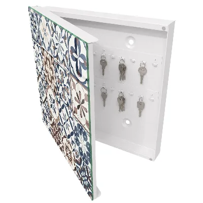 Nyckelskåp med arabiskt mosaikmönster