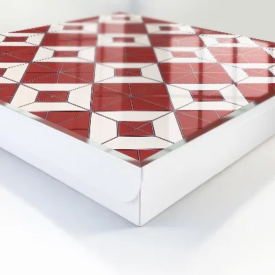 Snygga nyckelskåp Röd mosaik