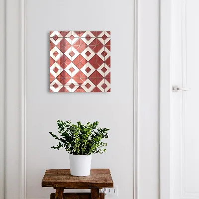 Snygga nyckelskåp Röd mosaik