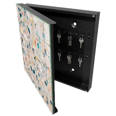 Snygga nyckelskåp Färgglad mosaik