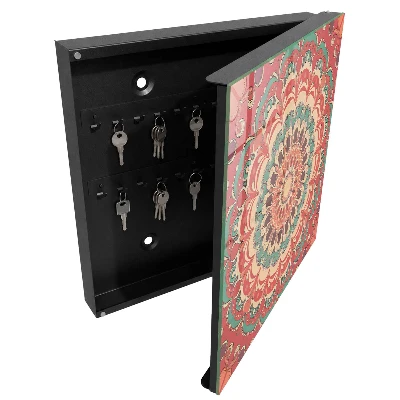 Nyckelbox Färgglad mandala