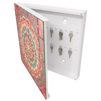 Nyckelbox Färgglad mandala