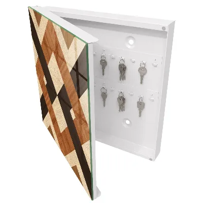 Snygga nyckelskåp Modern geometri