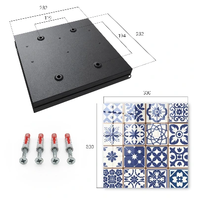 Nyckelbox Retro mosaik