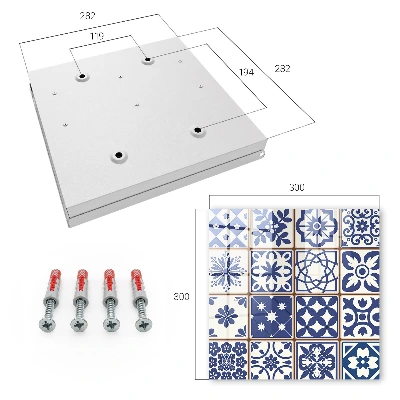 Nyckelbox Retro mosaik