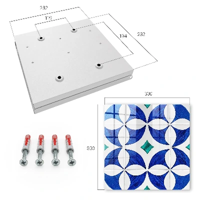 Nyckelbox Geometriskt motiv