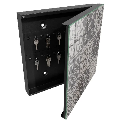 Nyckelskåp med mosaikmönster
