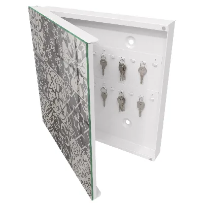 Snygga nyckelskåp Mosaik av mönster
