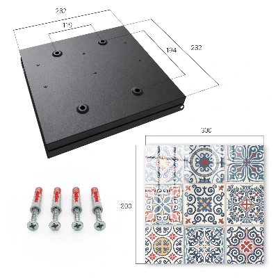 Nyckelbox med mosaikmönster