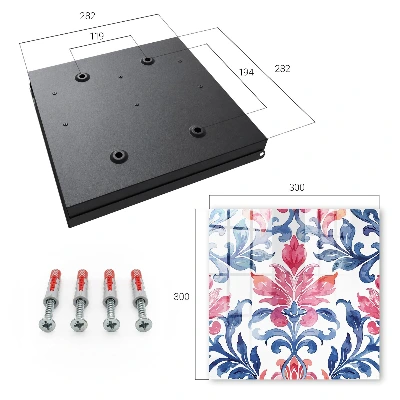Nyckelbox Färgglada ornament