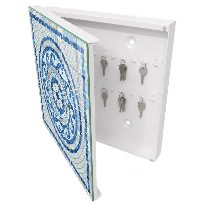 Nyckelskåp Geometrisk mosaik