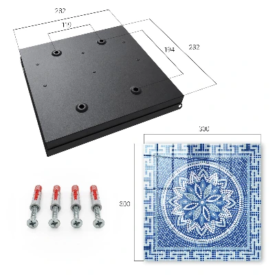Nyckelbox Blå mosaik