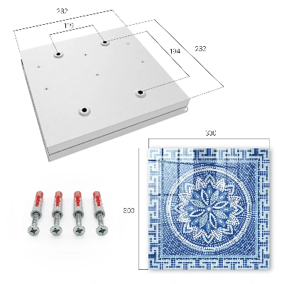 Nyckelbox Blå mosaik
