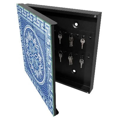 Nyckelbox Blå mosaik
