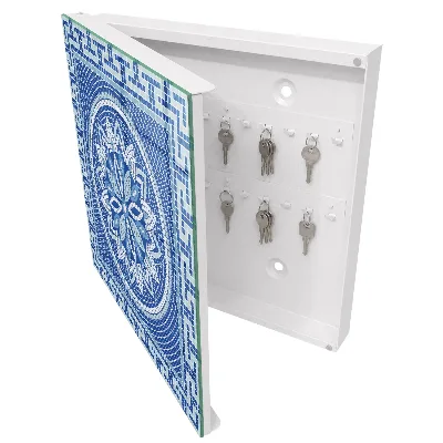 Nyckelbox Blå mosaik