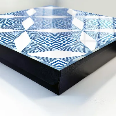 Nyckelbox med geometriskt mönster