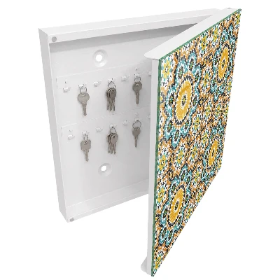 Snygga nyckelskåp Geometrisk mosaik