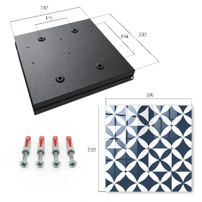 Nyckelskåp geometrisk design