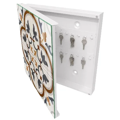 Nyckelbox i geometrisk design