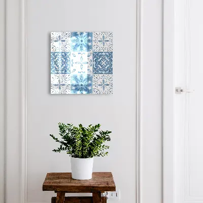 Snygga nyckelskåp Geometriska plattor