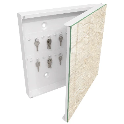 Nyckelbox Beige vågor