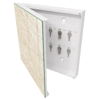 Nyckelbox Beige vågor