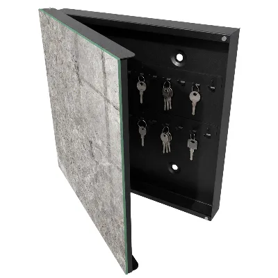 Nyckelbox Marmorbakgrund