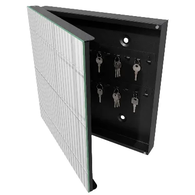 Snygga nyckelskåp Geometrisk textur