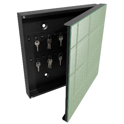 Nyckelbox Grönrutig