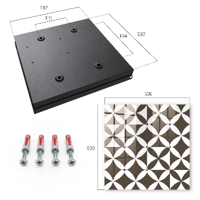 Snygga nyckelskåp Geometrisk komposition
