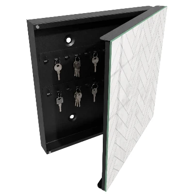 Nyckelbox Marmor fiskbensmönster