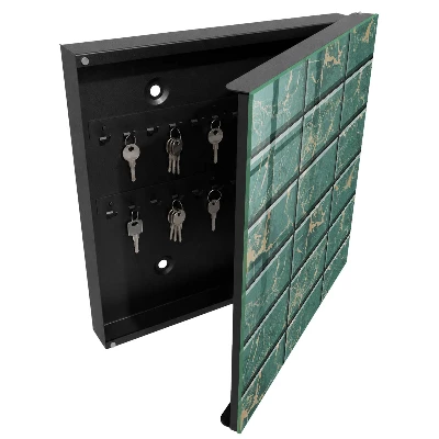 Nyckelbox Grön marmor
