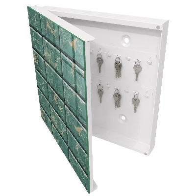 Nyckelbox Grön marmor